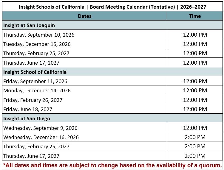 calendar